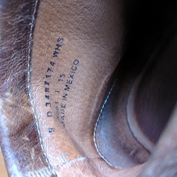 FRYE Mens Boots size 9 HARDLY USED - Picture 6 of 8